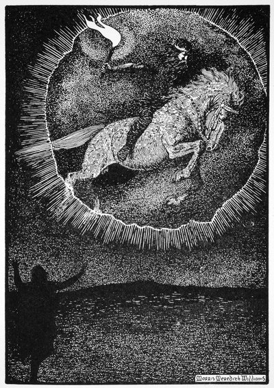 De Visie van de Man op het Grijze Paard door Morris Meredith Williams