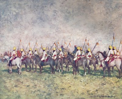 Een vooraanstaand inheems regiment, 1903 door Mortimer L Menpes