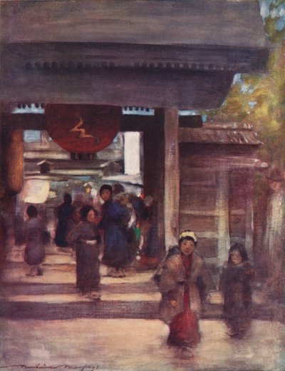 De weg naar de tempel door Mortimer L Menpes