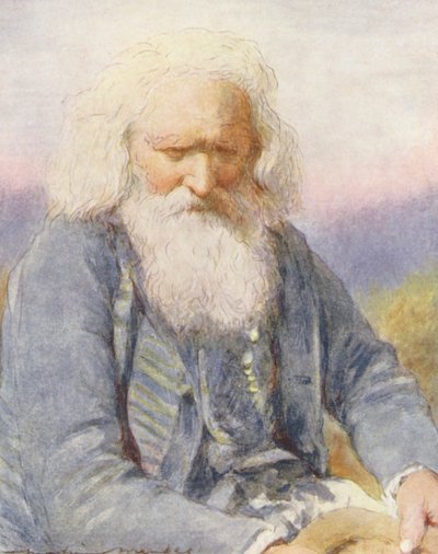 Een oude man door Mortimer Ludington Menpes