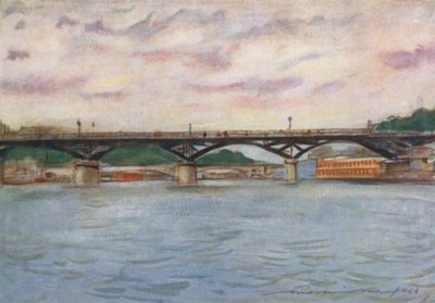 Vroege ochtend aan de Seine door Mortimer Ludington Menpes