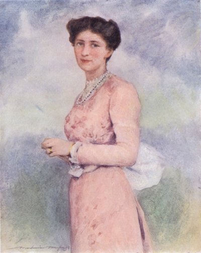 Lady Curzon door Mortimer Ludington Menpes