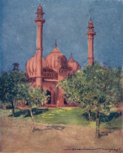 Naul Masa Moskee, 1905 door Mortimer Ludington Menpes