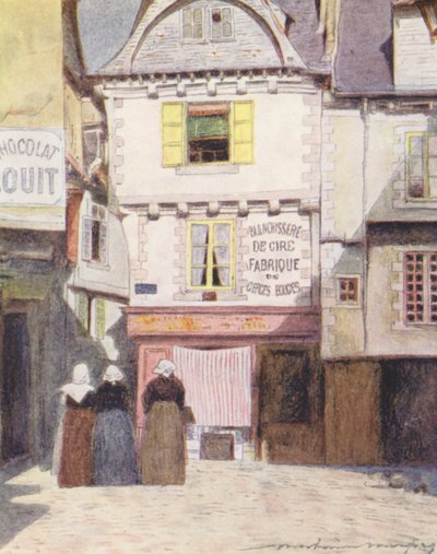 Place Henri Quatre, Vannes door Mortimer Ludington Menpes