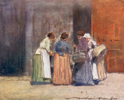 Winkel aan de Kant van de Seine door Mortimer Ludington Menpes