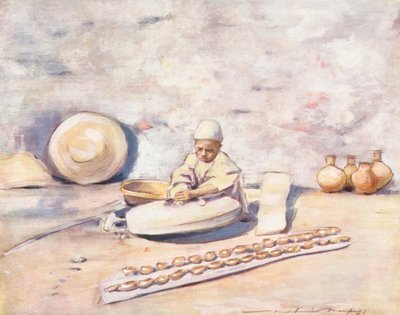 Wereldkinderen: Kasjmir, De pottenbakker door Mortimer Ludington Menpes