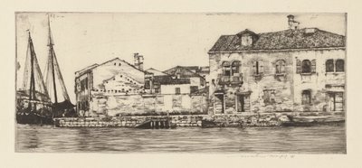 Giudecca door Mortimer Menpes