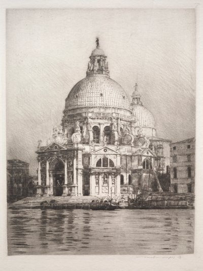 Santa Maria della Salute #1 door Mortimer Menpes