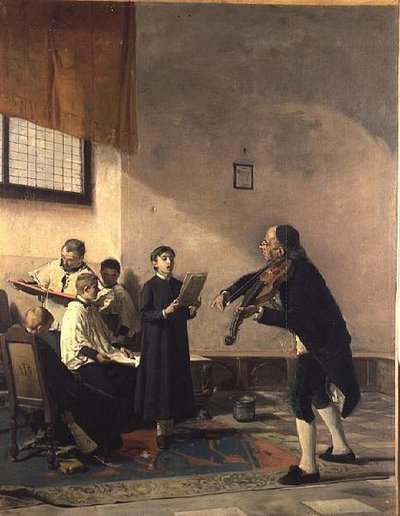 De Zangles door Mose Bianchi