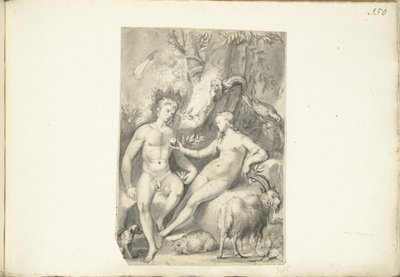 Adam en Eva door Moses Ter Borch