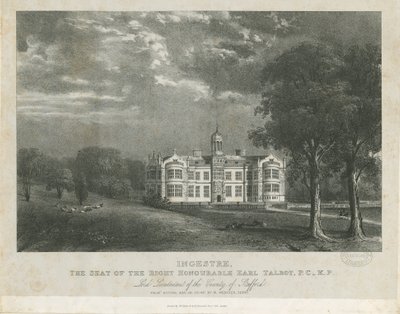 Ingestre Hall door Moses Webster