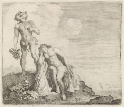 Bacchus vindt Adriadne op Naxos door Moyses van Wtenbrouck