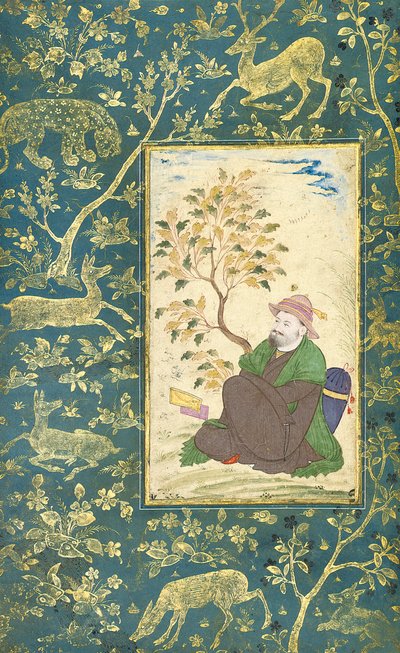 Portret van Darvish Muhammad Khatib door Muin Musavvir