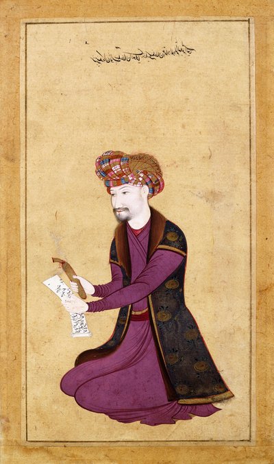 Portret van de sultan van de 