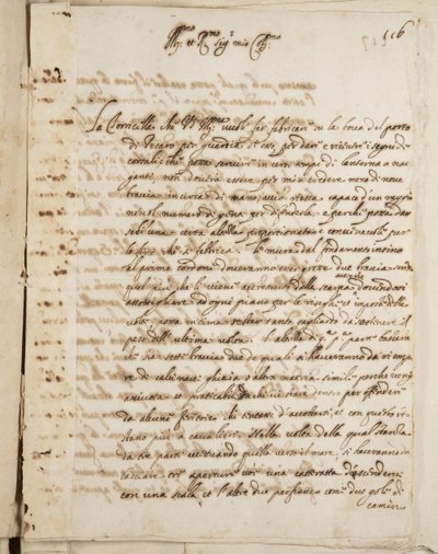 Portfolio van tekeningen door Mutio Oddi van Urbino en anderen, p116, ca. 1635-40 door Muzio Oddi