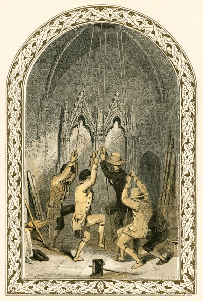 Klokken luiden met Kerstmis door Myles Birket Foster