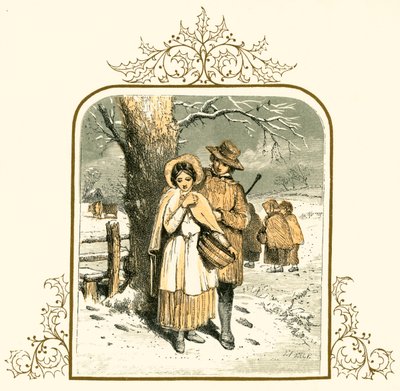 Liefde in de sneeuw door Myles Birket Foster