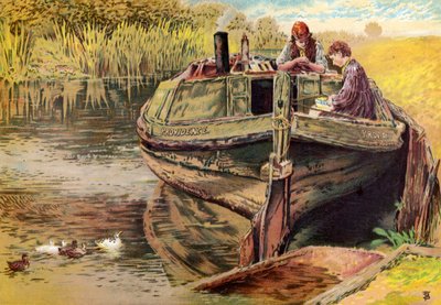 De Providence Schuit door Myles Birket Foster