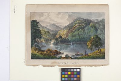 Sylvan meer door N. and Ives J.M. (1824 95) Currier