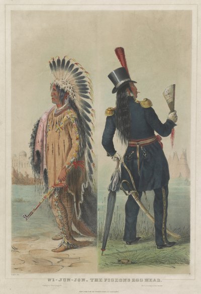 Wi-Jun-Jon - Het duivelsei gaat naar Washington: terug naar huis door Currier and Ives