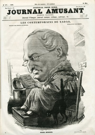 Omslag van Le Journal Amusant door Nadar