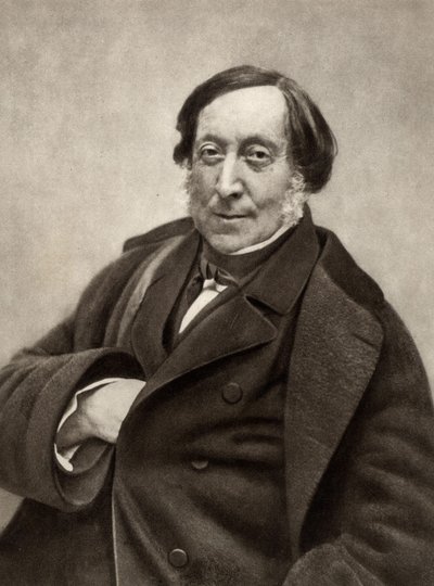 Gioachino (Antonio) Rossini (1792-1868) door Nadar