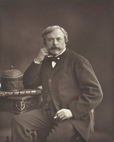 Edmond de Goncourt Franse schrijver en criticus, 1822-1896, ca. 1853-76 door Nadar