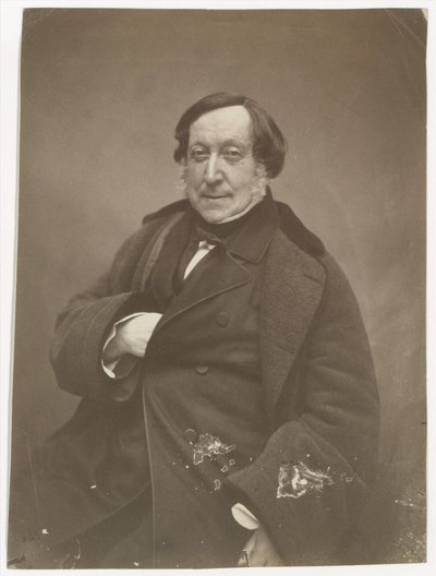 Gioacchino Rossini door Nadar