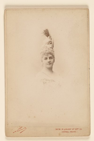 [Gravin Hélène de Pourtalès]. door Nadar [Gaspard Félix Tournachon]