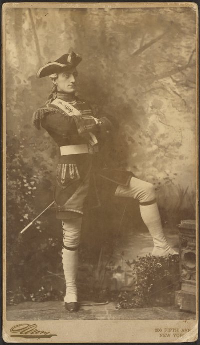 [John Drew, Jr. als Captain Plume uit "The Recruiting Officer"]. door Napoleon Sarony
