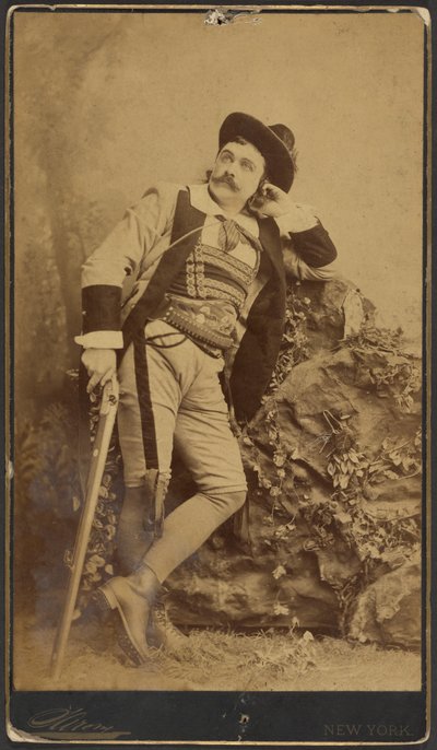 Maurice Barrymore door Napoleon Sarony
