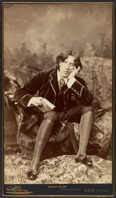 Oscar Wilde, 1882 door Napoleon Sarony