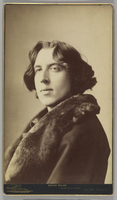 Oscar Wilde, ca. 1822 door Napoleon Sarony