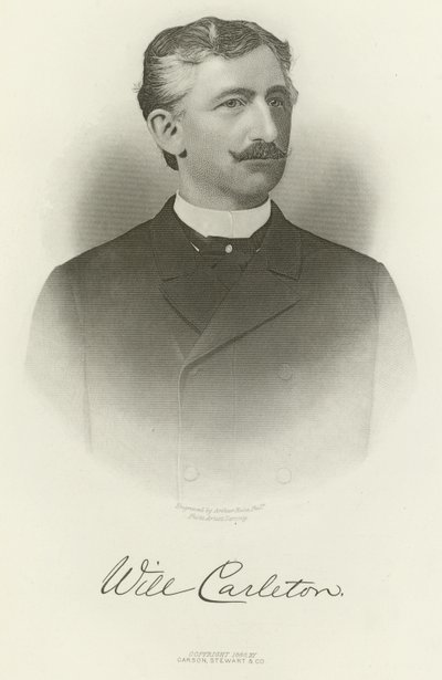 Will Carleton door Napoleon Sarony