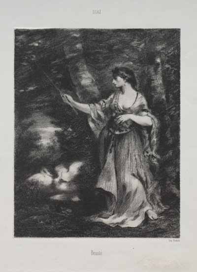 Schoonheid door Narcisse Diaz de la Pena