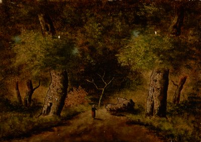 Landschap door Narcisse Virgile Diaz de la Peña