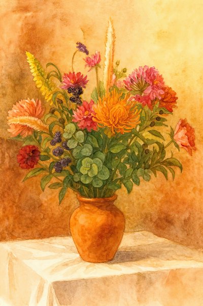 Rustiek herfstboeket door Natalie Bruns