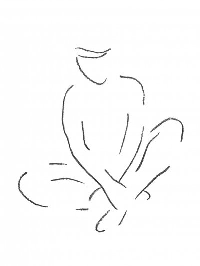 Zittende meditatie door Natalie Bruns
