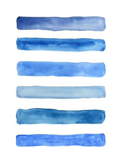 Rustig blauw verloop door Natalie Bruns