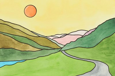 Reis langs de Sunlit Valley Road door Natalie Bruns