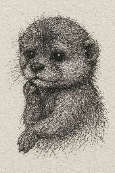 De bedachtzame babyotter door Natalie Bruns