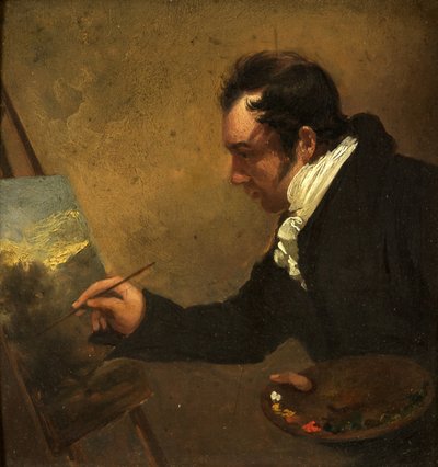 Portret van dominee John Eagles door Nathan Cooper Branwhite