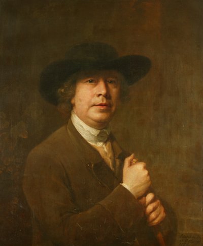 Zelfportret door Nathaniel Hone