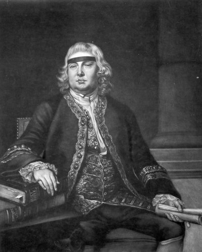 Sir John Fielding door Nathaniel Hone