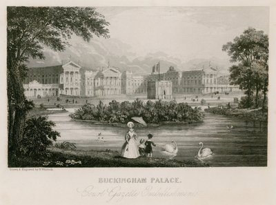 Buckingham Palace door Nathaniel Whittock