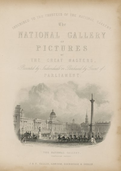 Nationale Galerij van Schilderijen door de Grote Meesters door Nathaniel Whittock