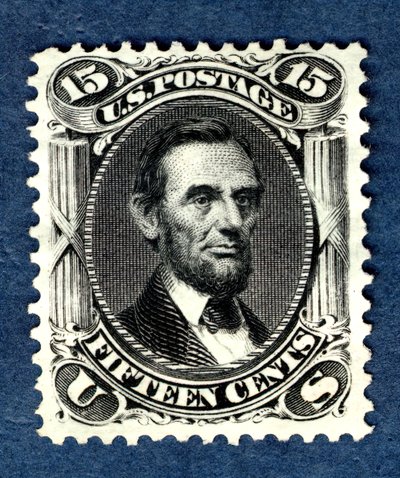 15c Abraham Lincoln heruitgave enkel, 1875 door National Bank Note Company