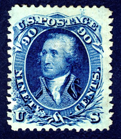 90c Washington F Grill enkel door National Bank Note Company