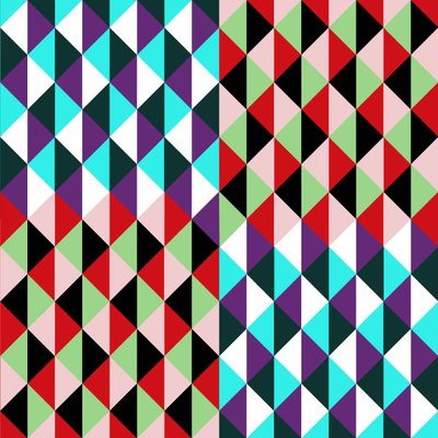 Decoratief textielontwerp, 2016 door Neale Osborne
