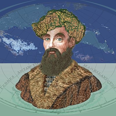 Ferdinand Magellan, 2021 (digitaal) door Neale Osborne